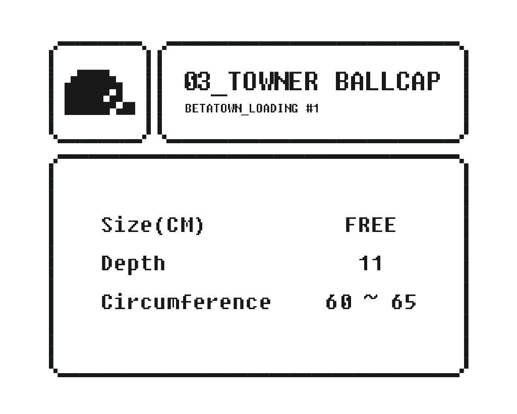 03_TOWNER BALLCAP